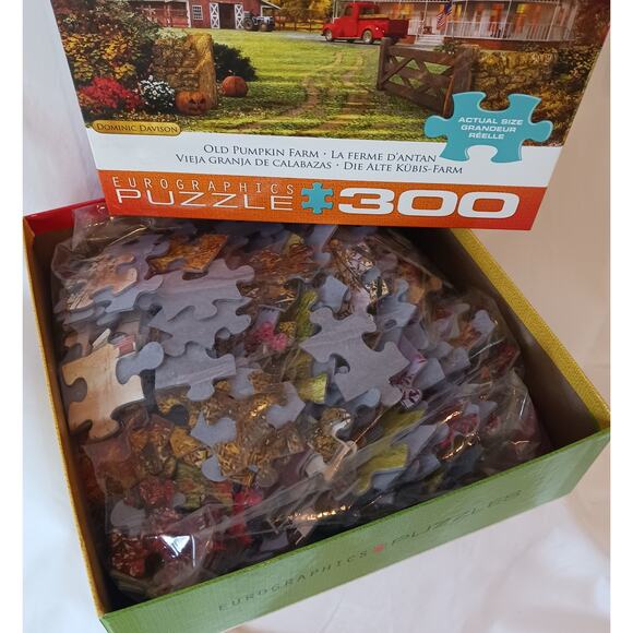 "Old Pumpkin Farm" by Eurographics 300 Large Piece Puzzle - Picture 2 of 2